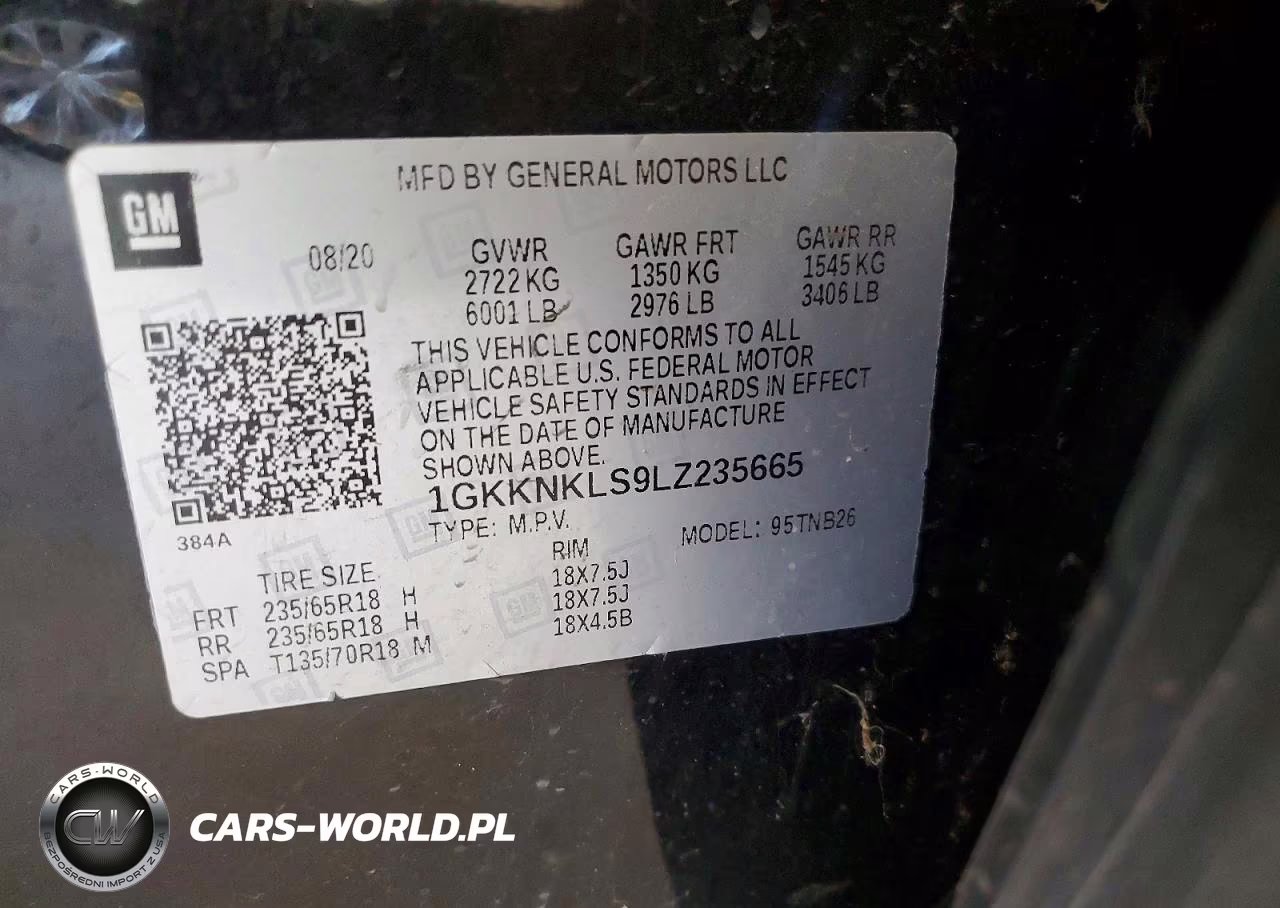 2020 GMC Acadia Sle VIN:1GKKNKLS9LZ235665 - 13