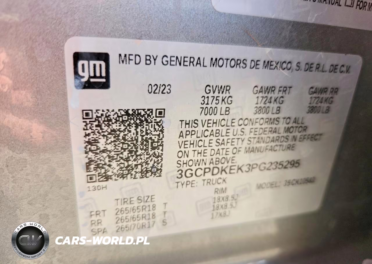 2023 Chevrolet Silverado K1500 Lt-L VIN:3GCPDKEK3PG235295 - 13