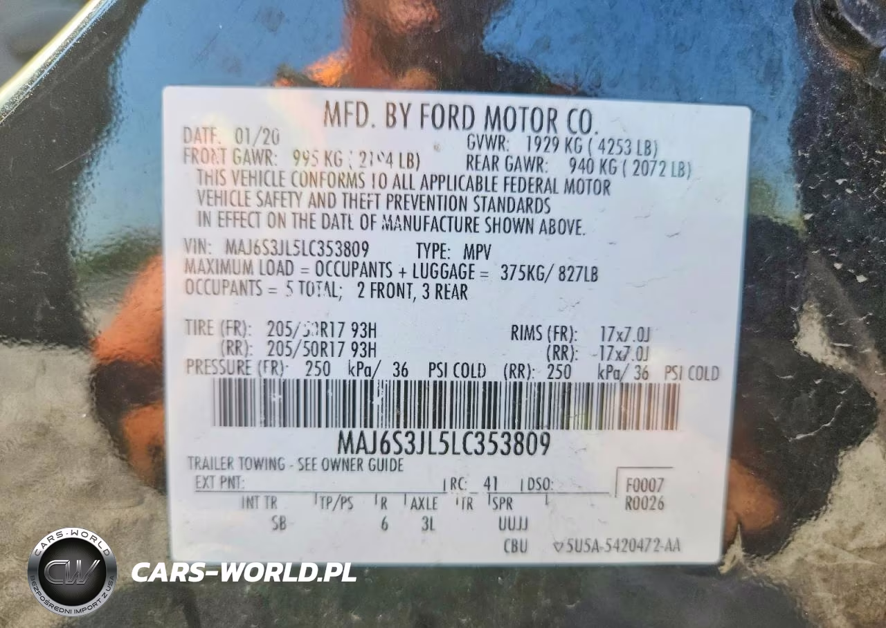2020 Ford Ecosport Ses VIN:MAJ6S3JL5LC353809 - 12