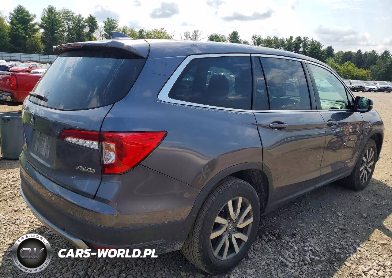 2019 Honda Pilot Exl VIN:5FNYF6H55KB026134 - 3