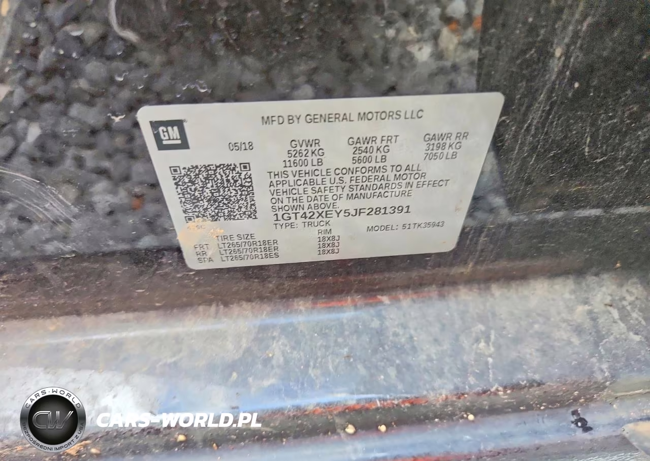 2018 GMC Sierra K3500 Slt VIN:1GT42XEY5JF281391 - 12