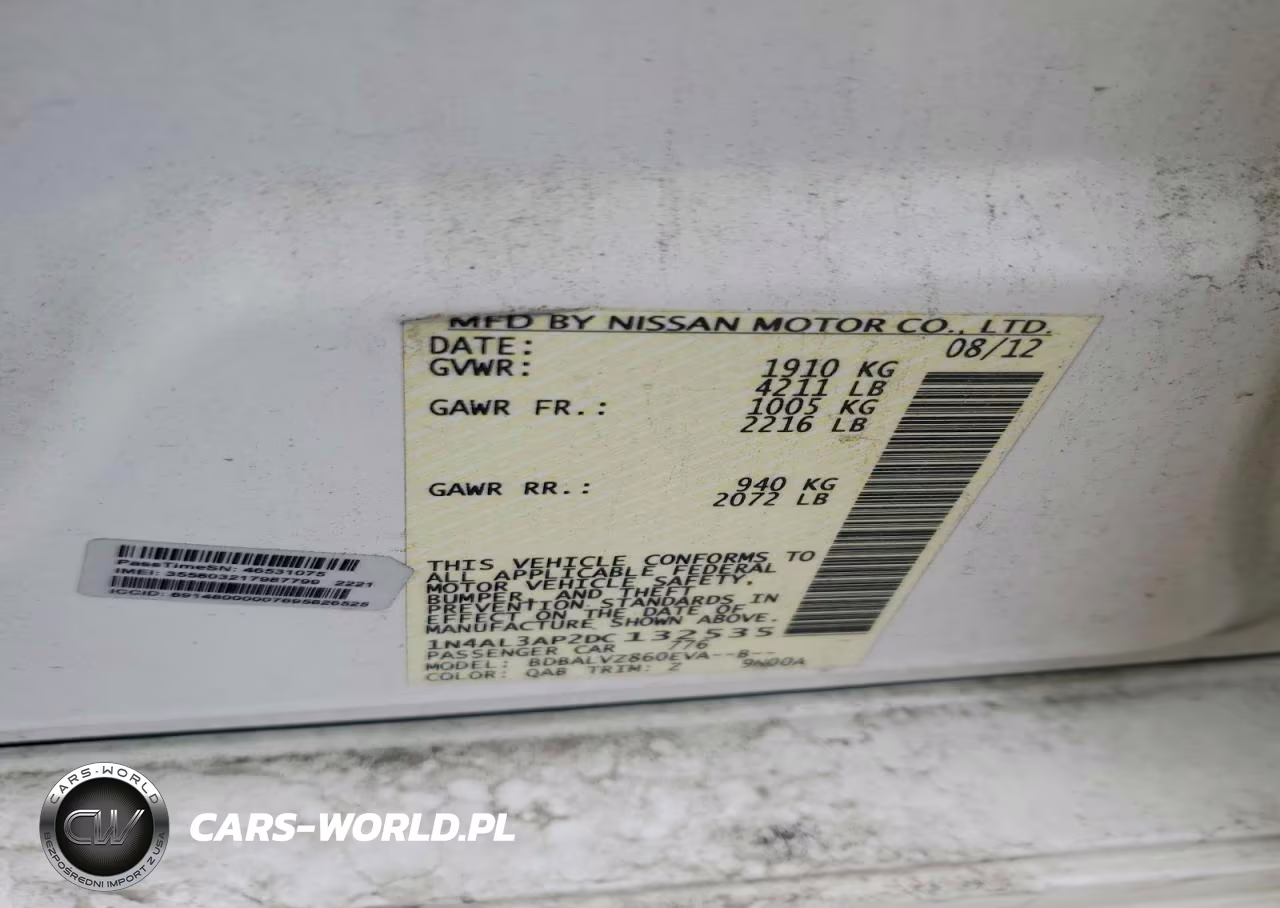 2013 Nissan Altima 2.5 VIN:1N4AL3AP2DC132535 - 12