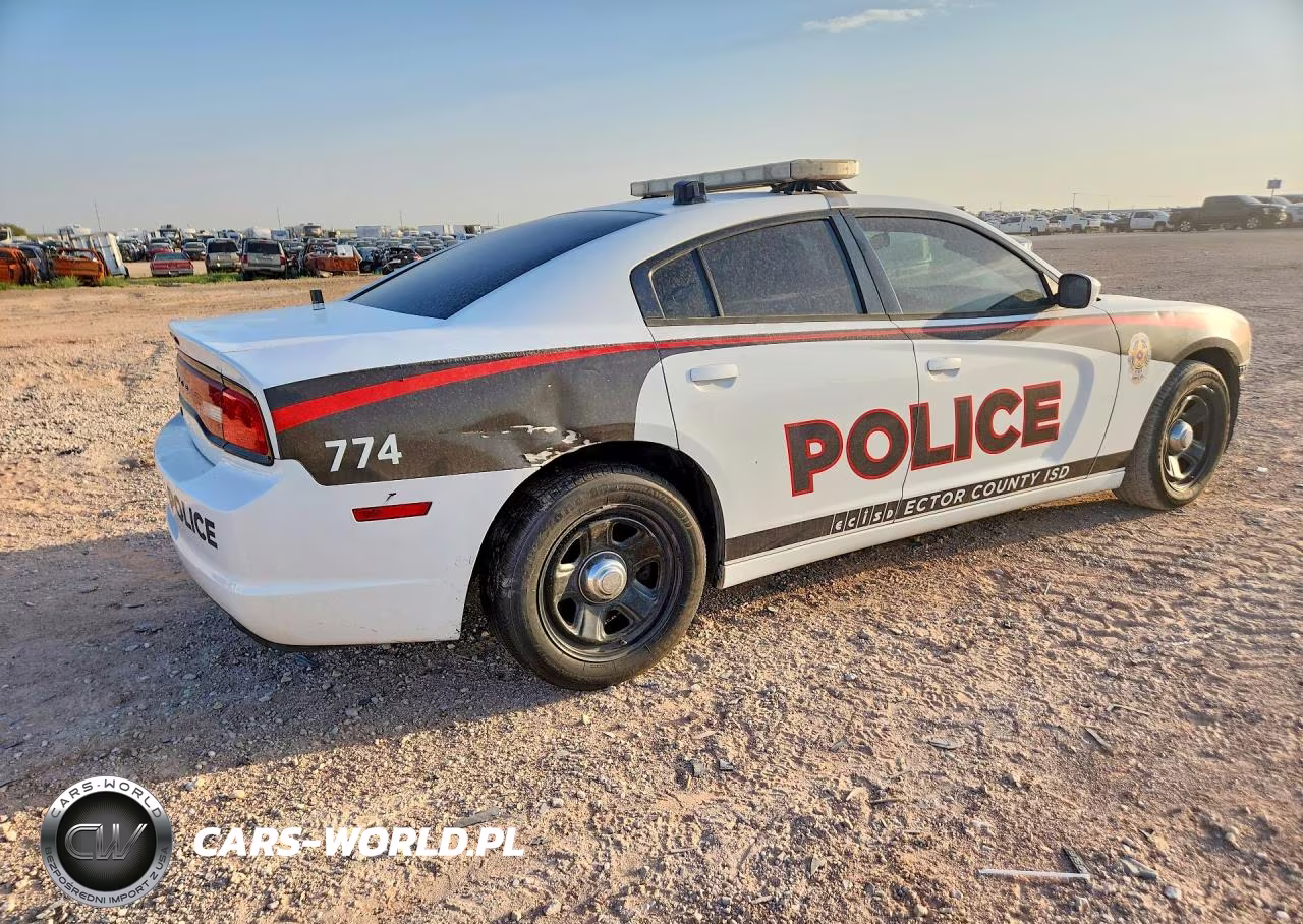 2014 Dodge Charger Police VIN:2C3CDXAT9EH348552 - 3
