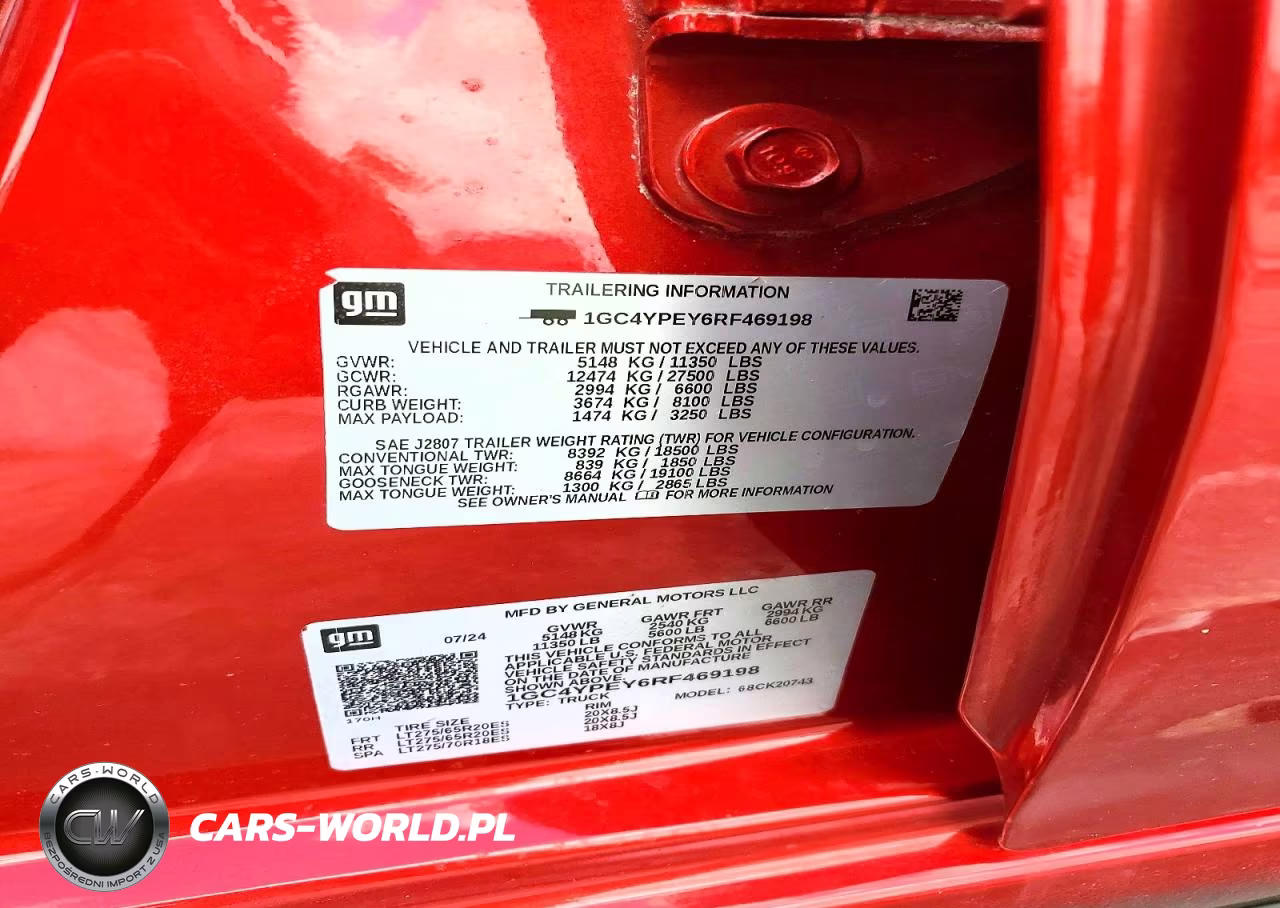 2024 Chevrolet Silverado K2500 Heavy Duty Ltz VIN:1GC4YPEY6RF469198 - 12