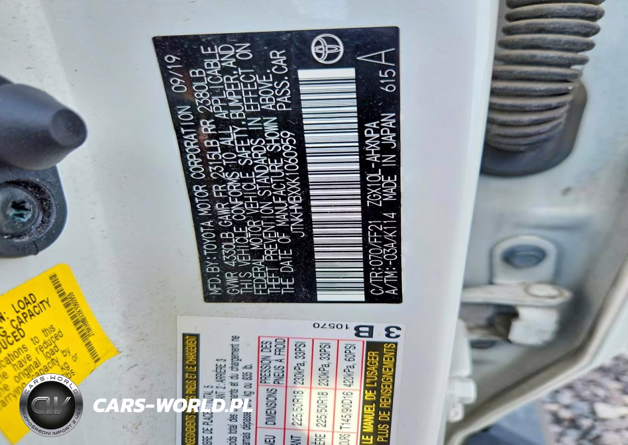 2019 Toyota C-Hr Xle VIN:JTNKHMBXXK1060959 - 12