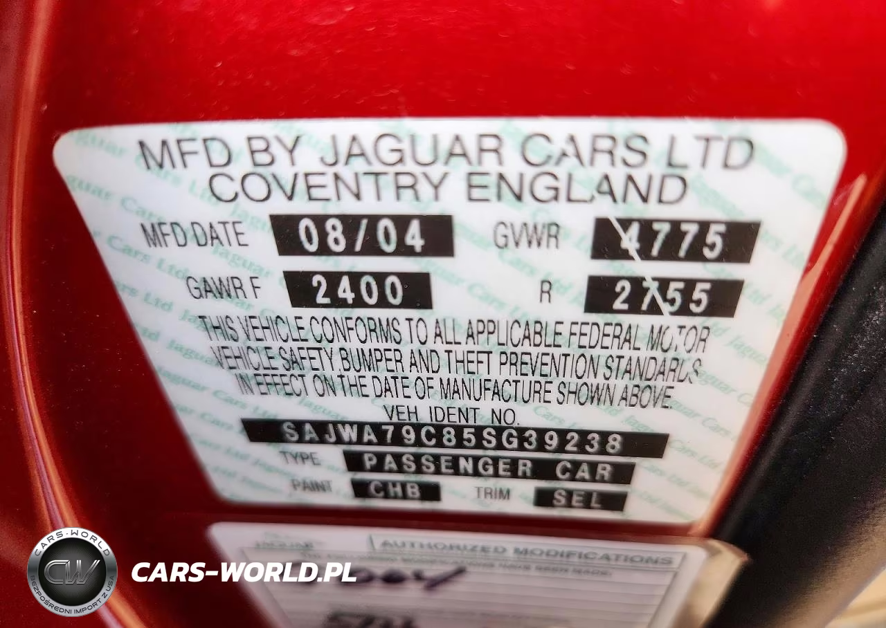2005 Jaguar Xj8 L VIN:SAJWA79C85SG39238 - 12