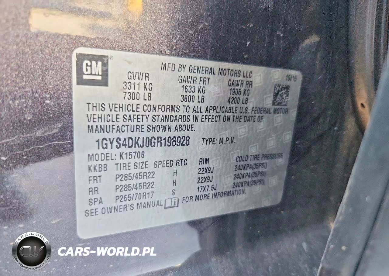 2016 Cadillac Escalade Platinum VIN:1GYS4DKJ0GR198928 - 14