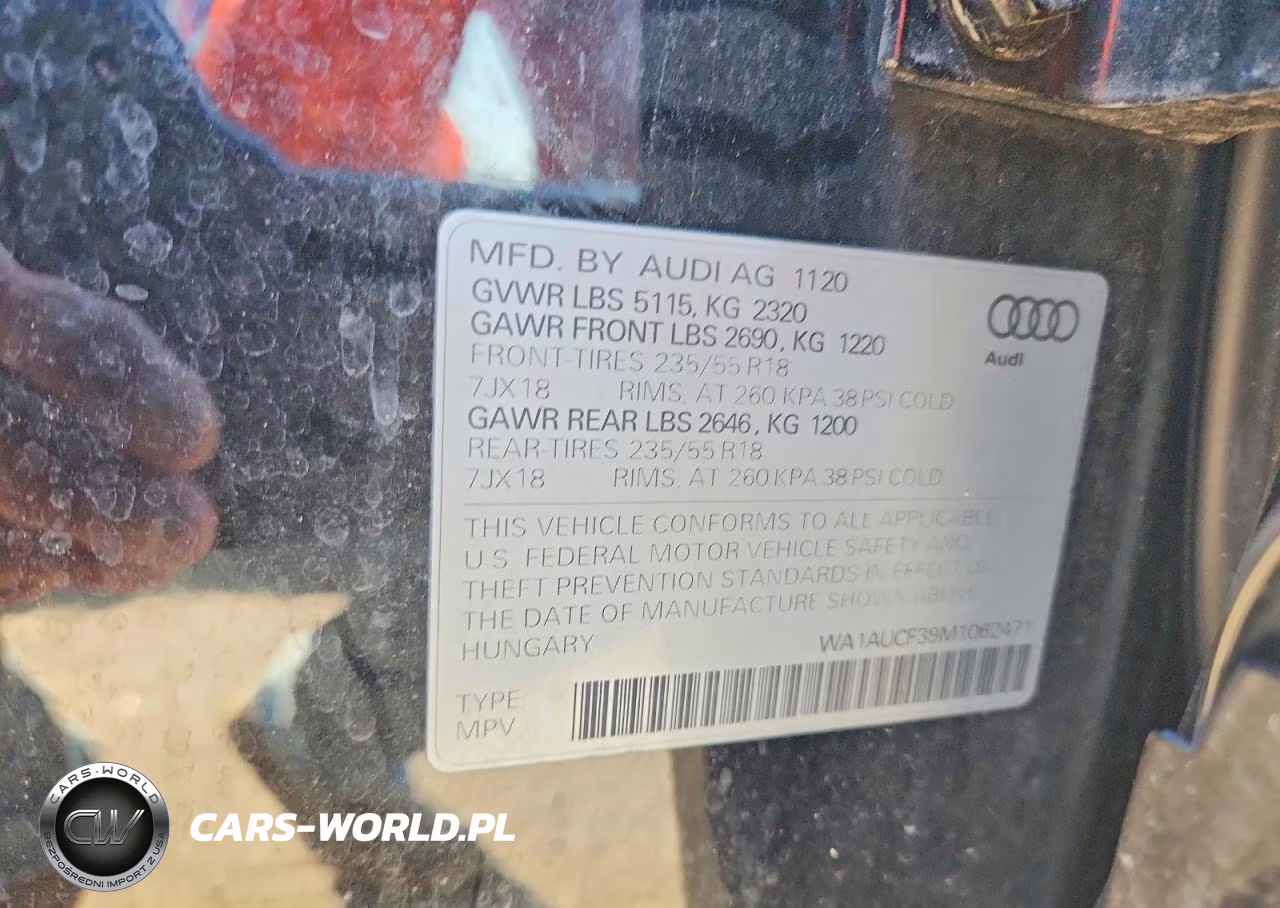 2021 Audi Q3 Premium 40 VIN:WA1AUCF39M1062471 - 13