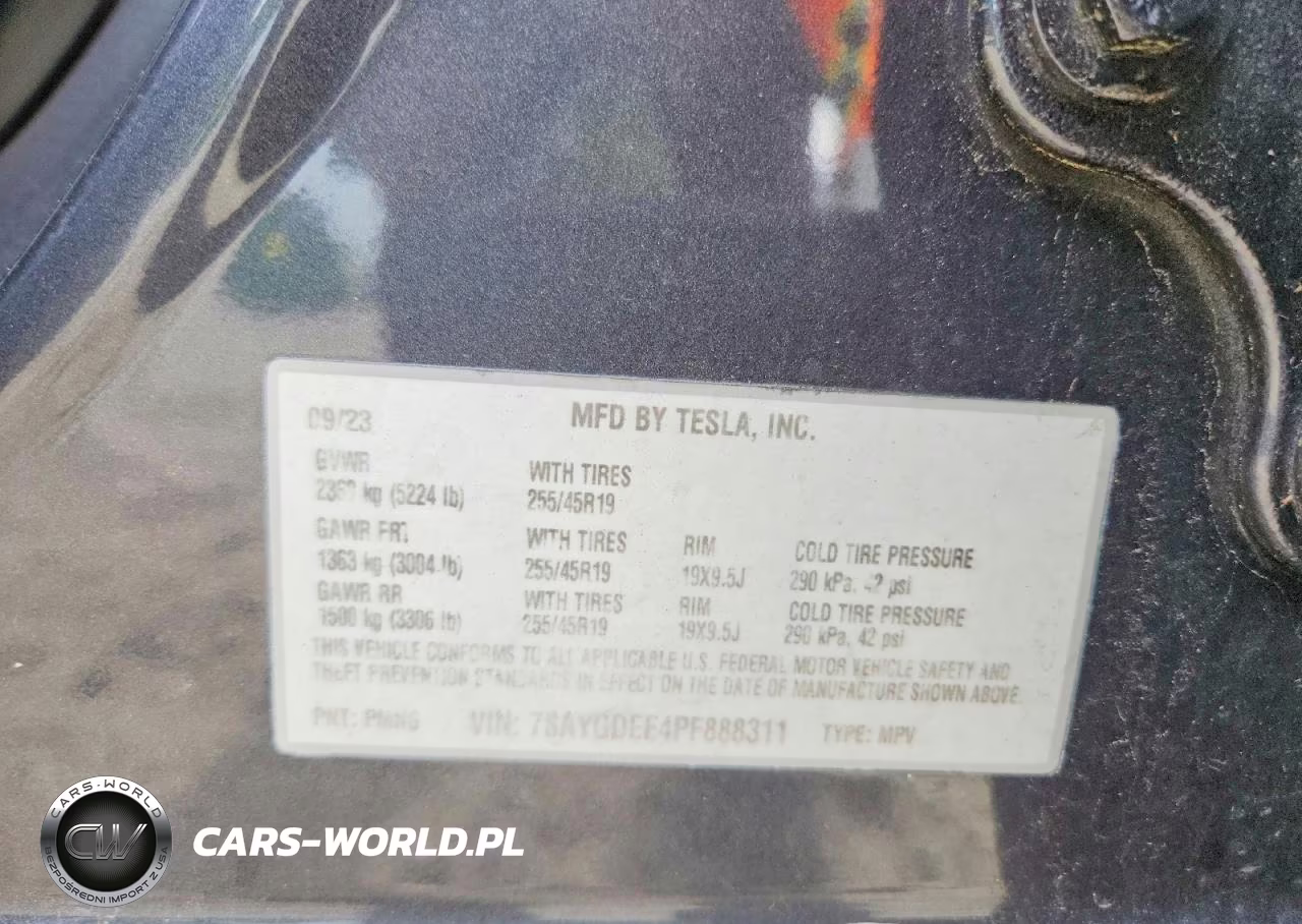 2023 Tesla Model Y VIN:7SAYGDEE4PF888311 - 12