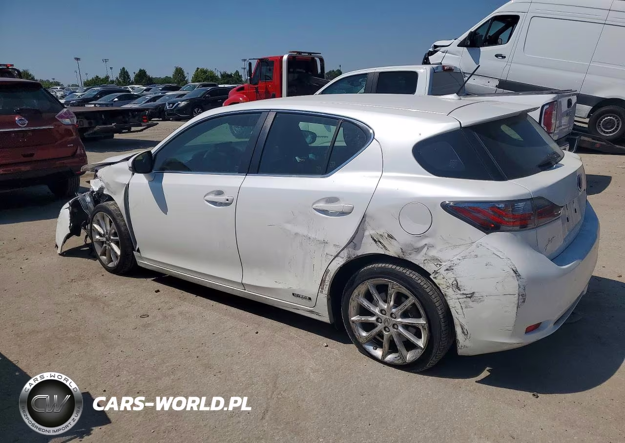 2012 Lexus Ct 200 VIN:JTHKD5BH3C2077207 - 2