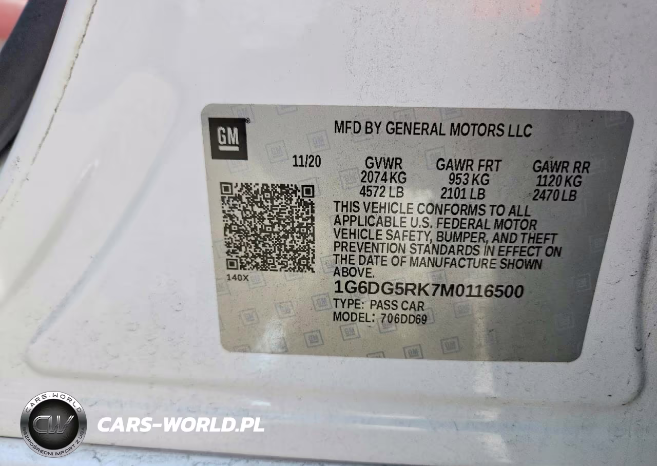 2021 Cadillac Ct4 Sport VIN:1G6DG5RK7M0116500 - 12