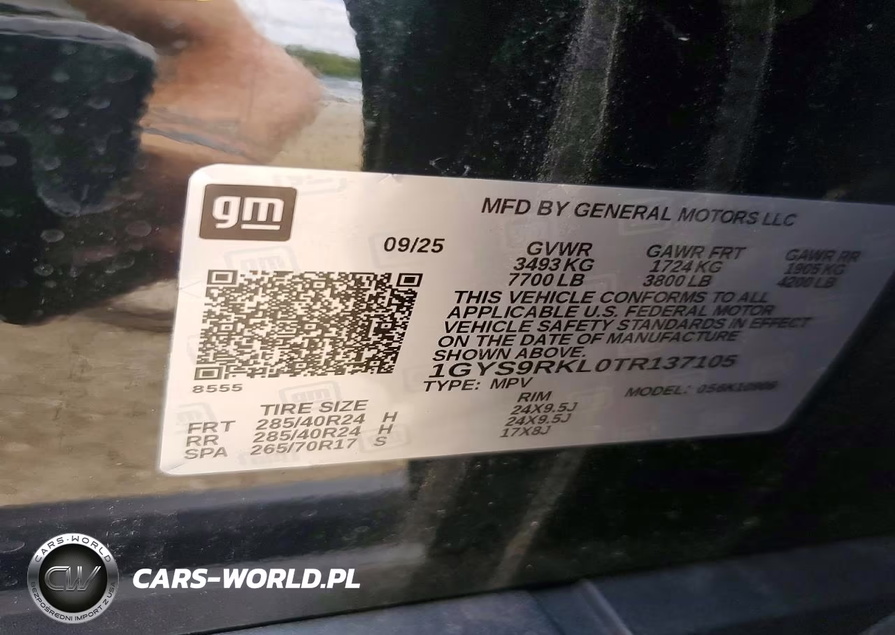 2026 Cadillac Escalade Esv Sport Platinum VIN:1GYS9RKL0TR137105 - 13