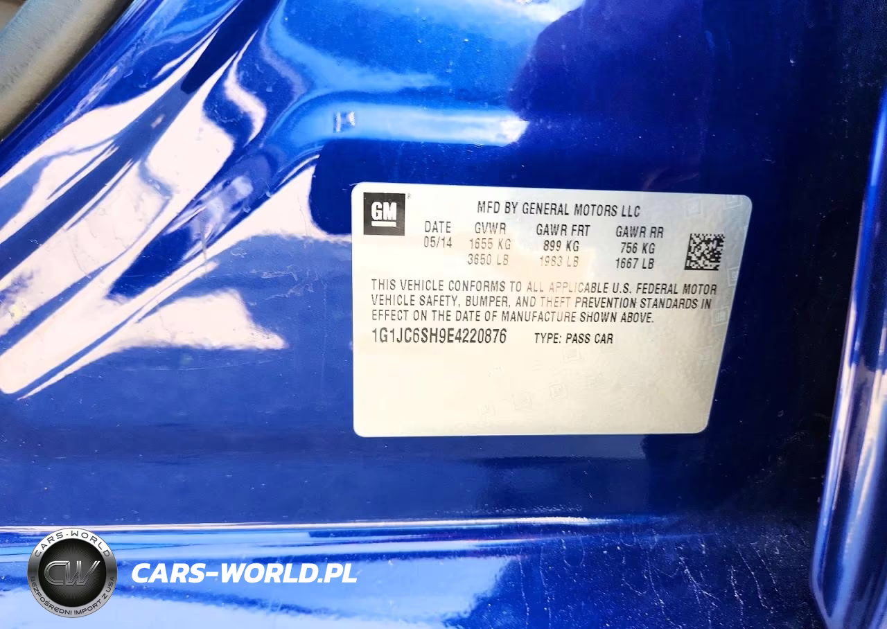 2014 Chevrolet Sonic Lt VIN:1G1JC6SH9E4220876 - 12