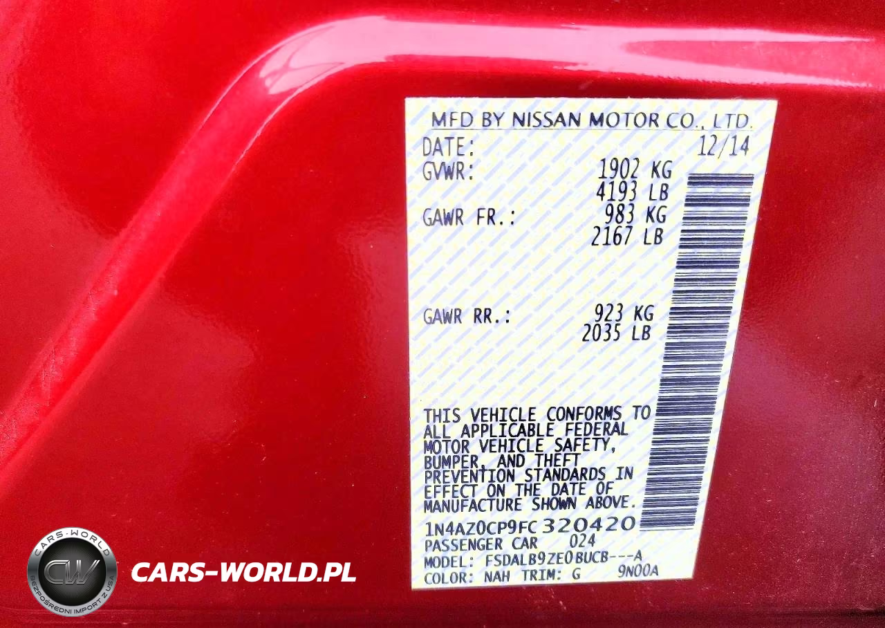 2015 Nissan Leaf S VIN:1N4AZ0CP9FC320420 - 12