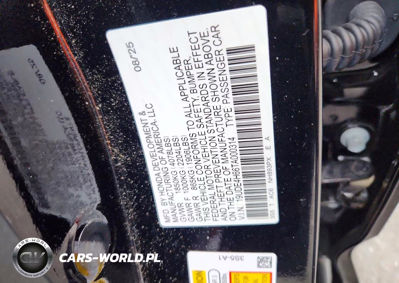 2026 Acura Integra A-Spec Tech VIN:19UDE4H66TA000314 - 12