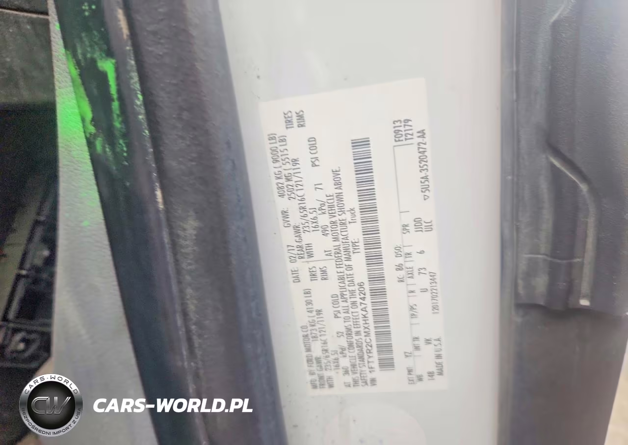 2017 Ford Transit 250 Delivery Van VIN:1FTYR2CMXHKA74206 - 13