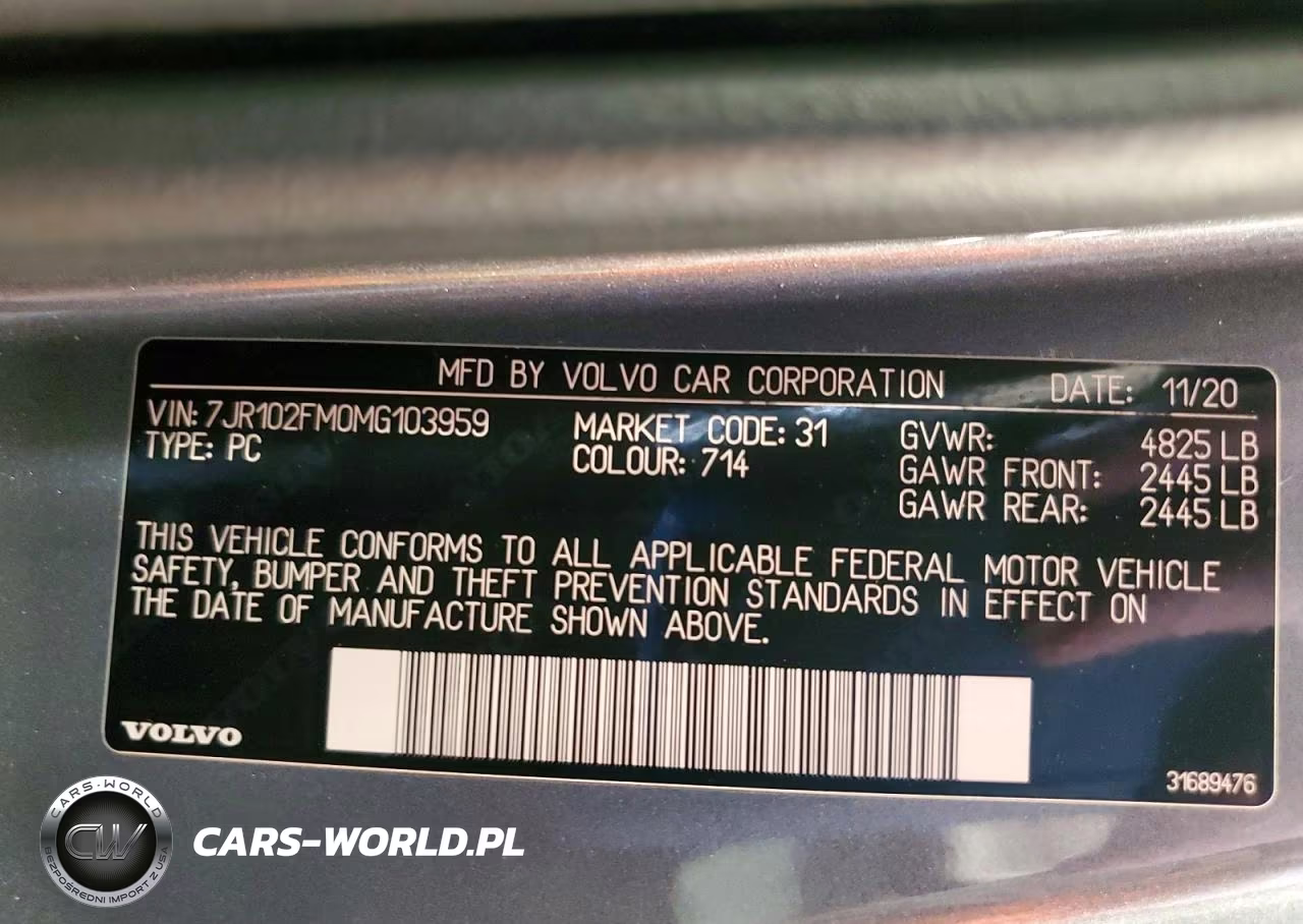 2021 Volvo S60 T5 R-Design VIN:7JR102FM0MG103959 - 12