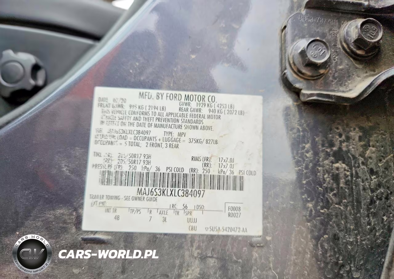 2020 Ford Ecosport Titanium VIN:MAJ6S3KLXLC384097 - 12
