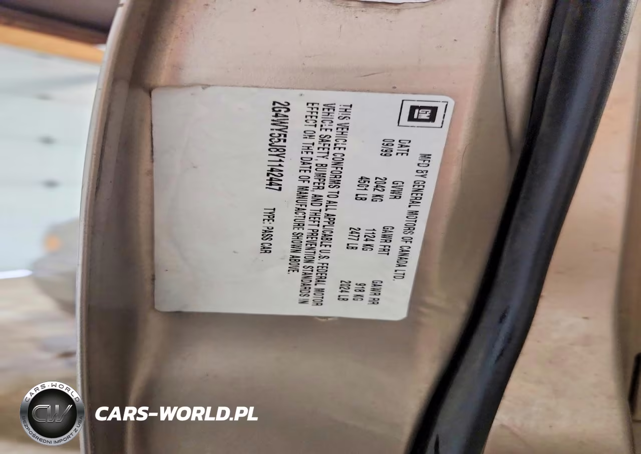 2000 Buick Century Limited VIN:2G4WY55J8Y1142447 - 12