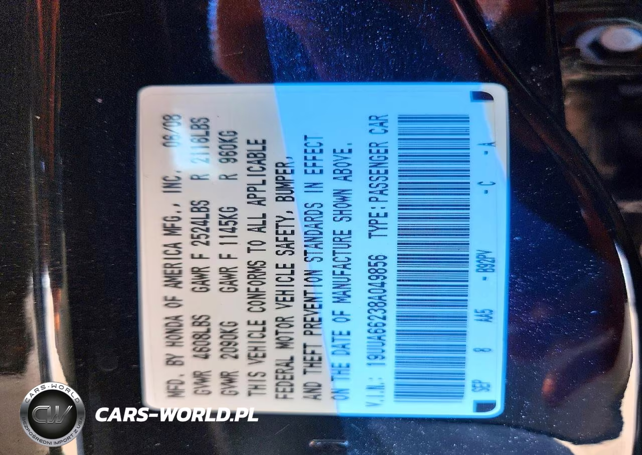 2008 Acura Tl VIN:19UUA66238A049856 - 12