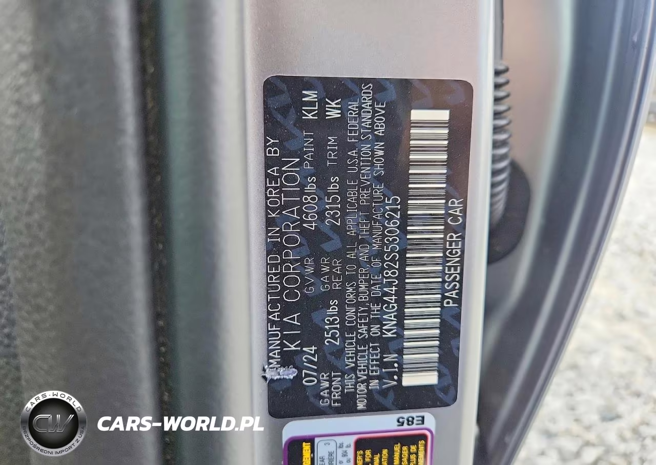 2025 Kia K5 Gt VIN:KNAG44J82S5306215 - 12