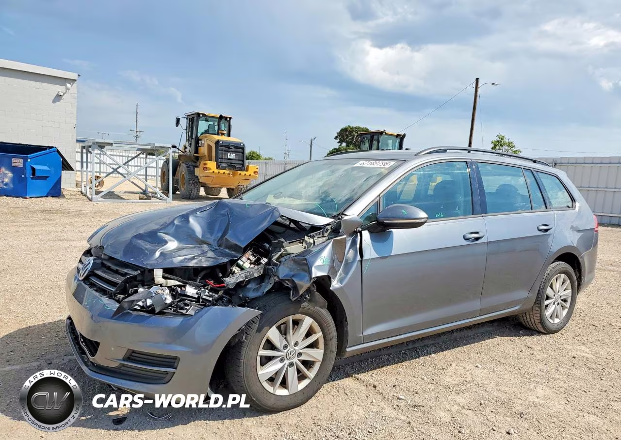 2017 Volkswagen Golf Sportwagen S VIN:3VWC17AU5HM541197 - 1