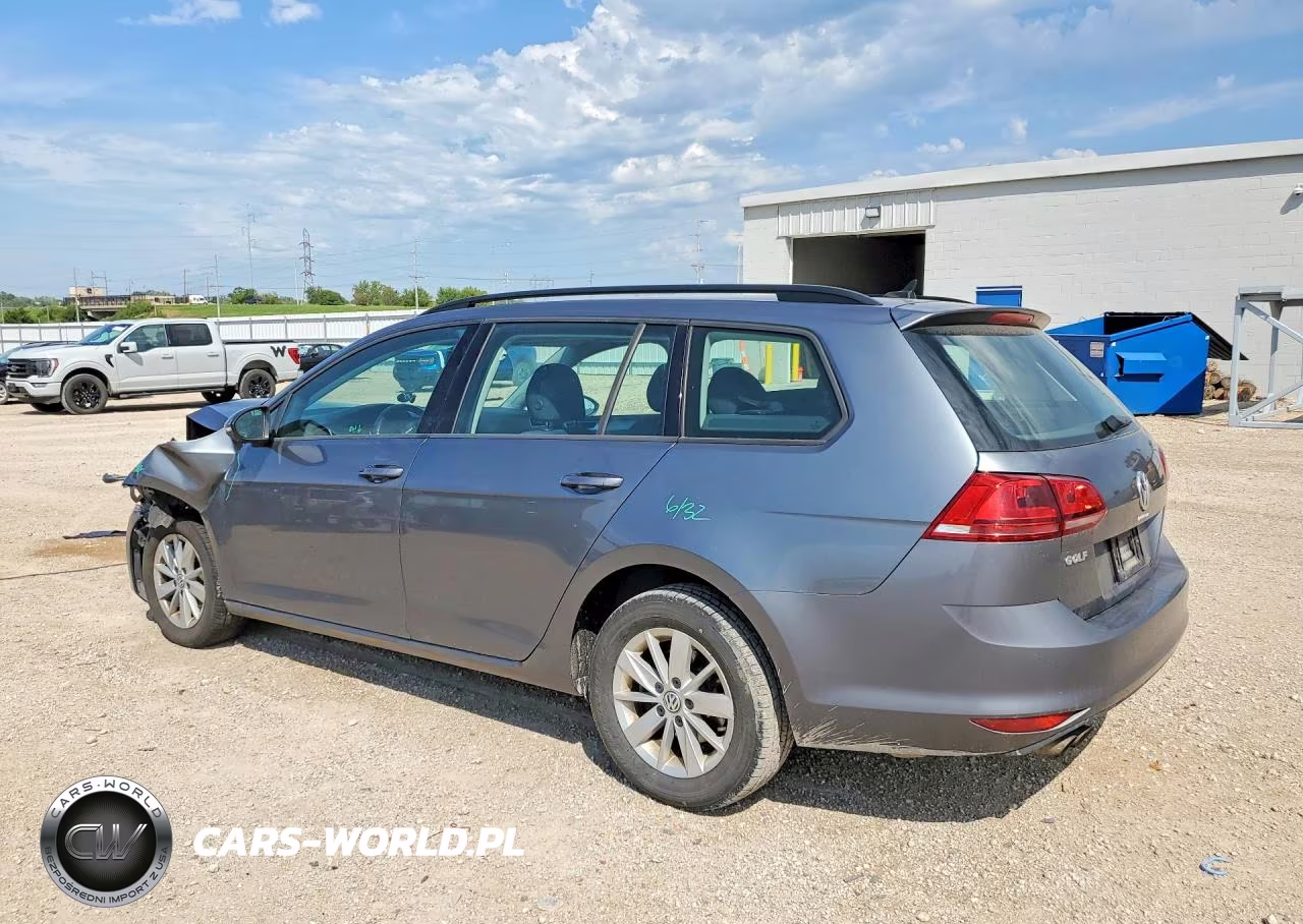 2017 Volkswagen Golf Sportwagen S VIN:3VWC17AU5HM541197 - 2