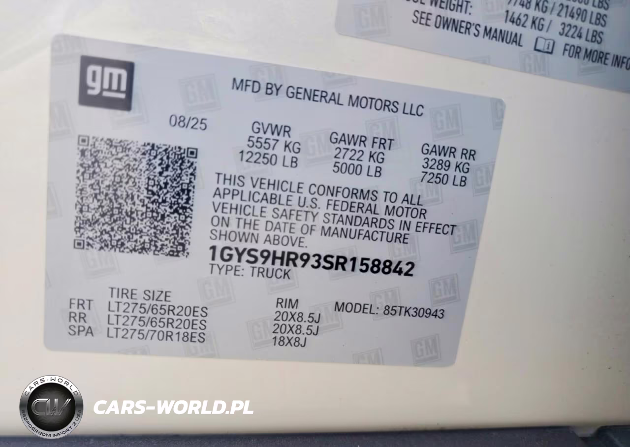2025 Cadillac Escalade V VIN:1GYS9HR93SR158842 - 13
