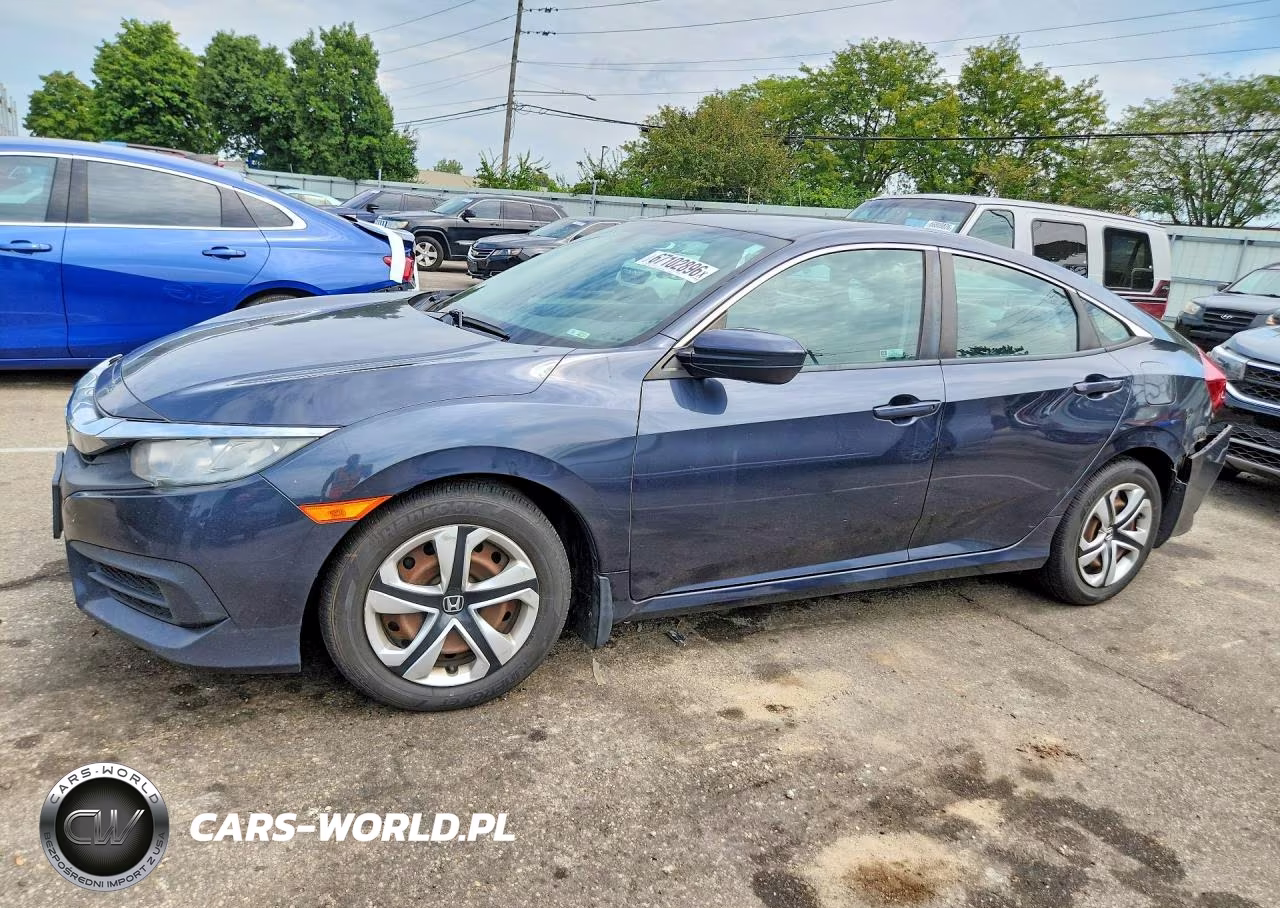 2018 Honda Civic Lx VIN:2HGFC2F59JH574157 - 1