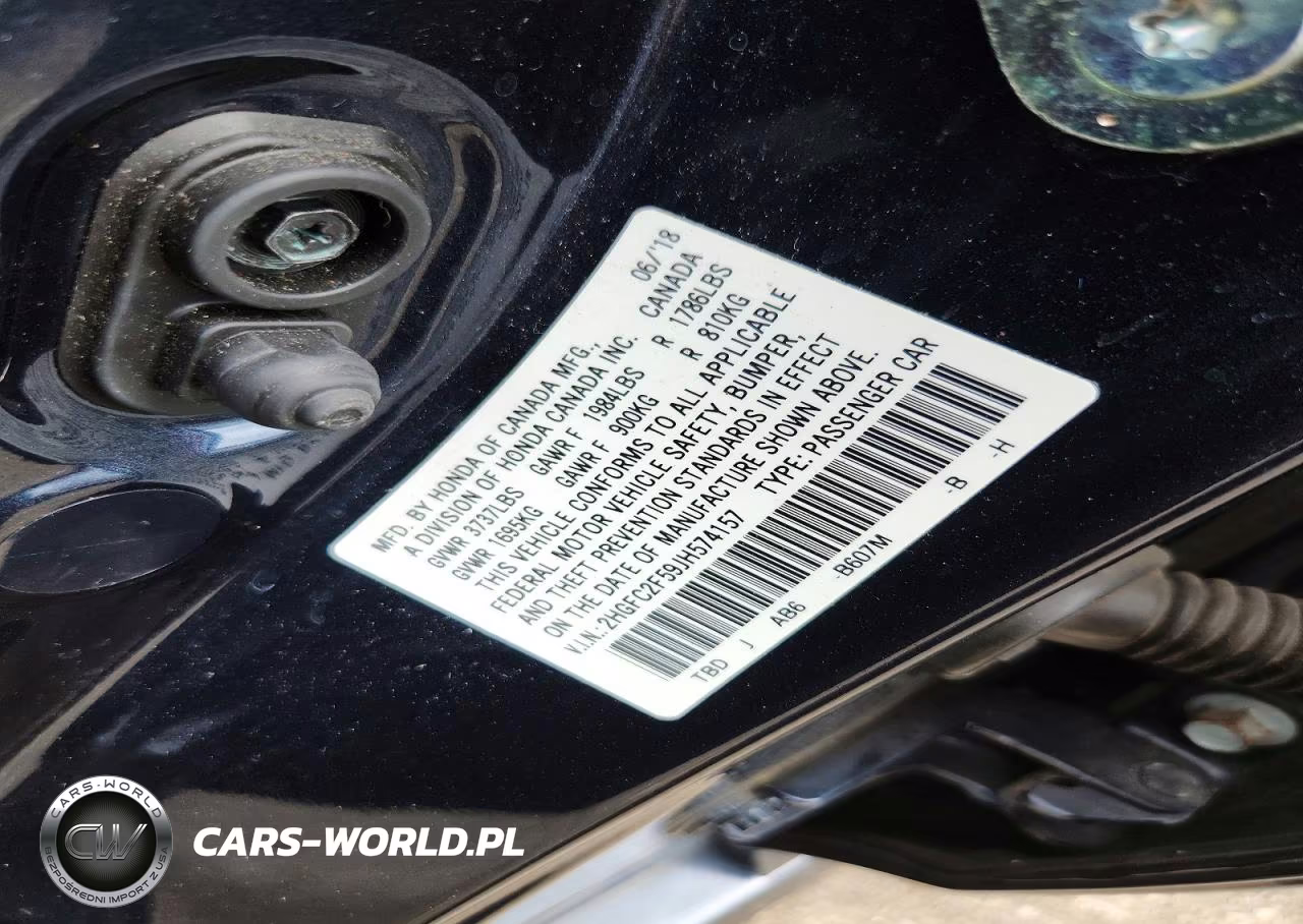2018 Honda Civic Lx VIN:2HGFC2F59JH574157 - 12