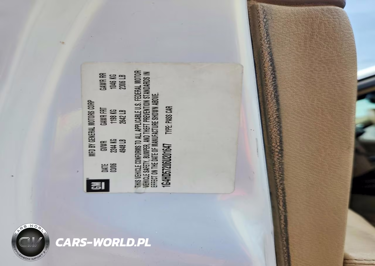2006 Buick Lucerne Cxl VIN:1G4HD57206U201647 - 13