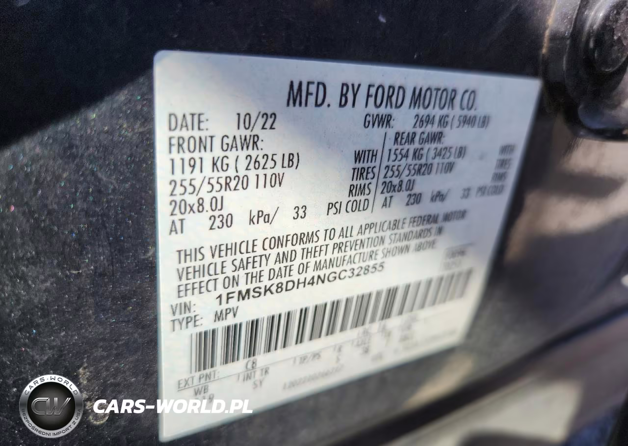 2022 Ford Explorer Xlt VIN:1FMSK8DH4NGC32855 - 14