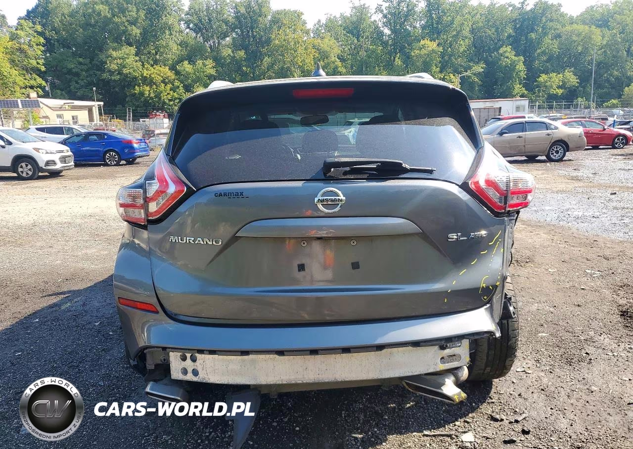 2016 Nissan Murano Sl VIN:5N1AZ2MH7GN146880 - 6