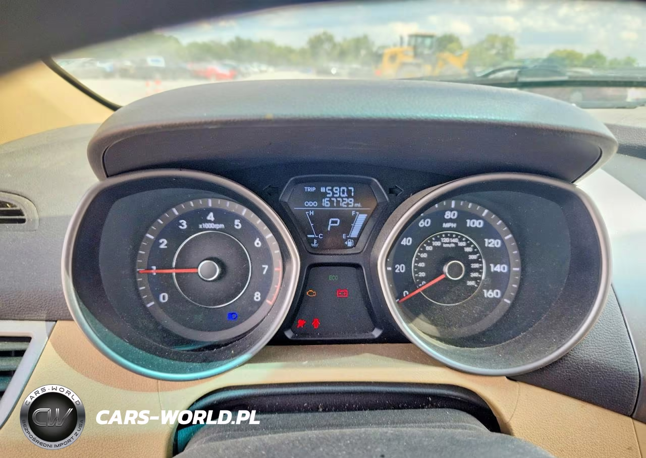 2013 Hyundai Elantra Gls VIN:5NPDH4AE4DH344094 - 9
