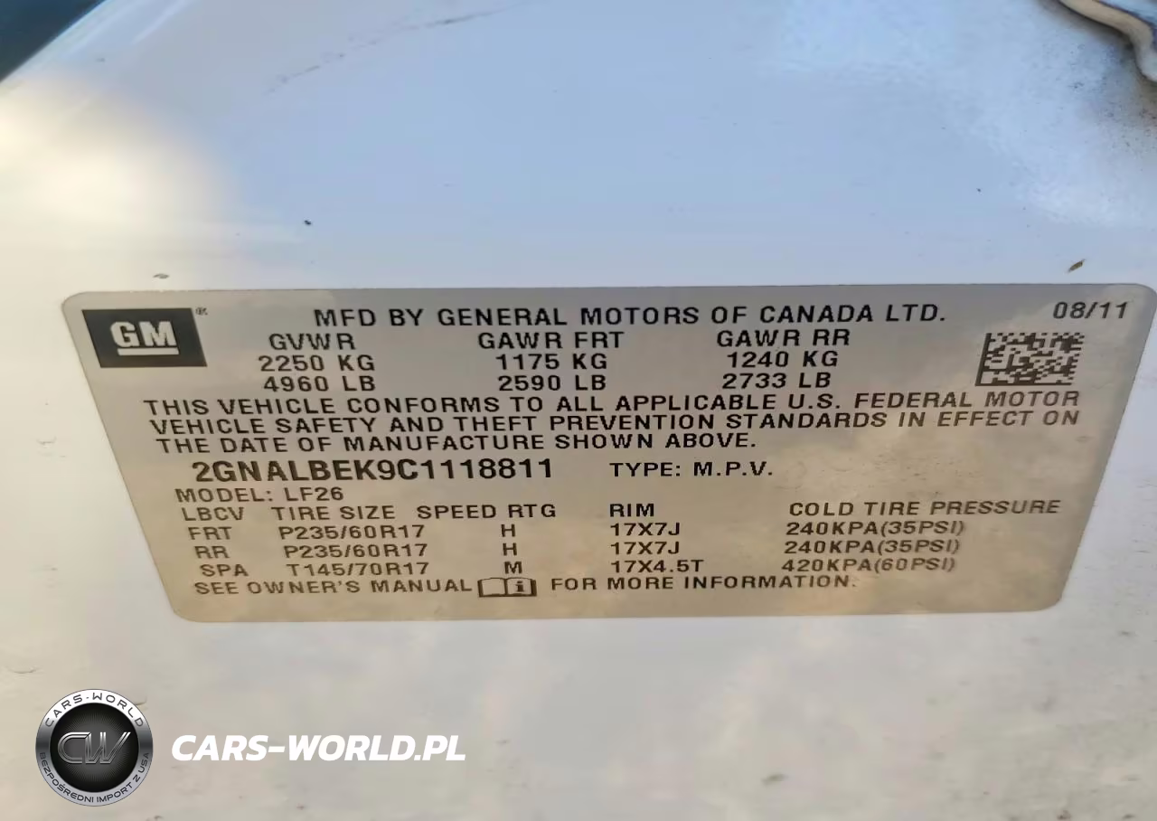 2012 Chevrolet Equinox Ls VIN:2GNALBEK9C1118811 - 12