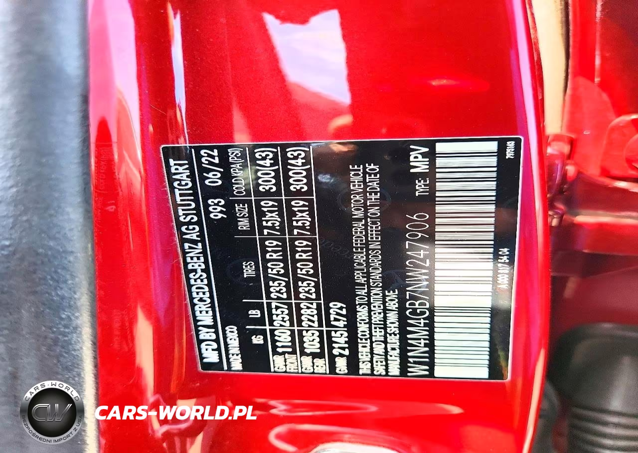 2022 Mercedes-Benz Glb 250 VIN:W1N4M4GB7NW247906 - 12