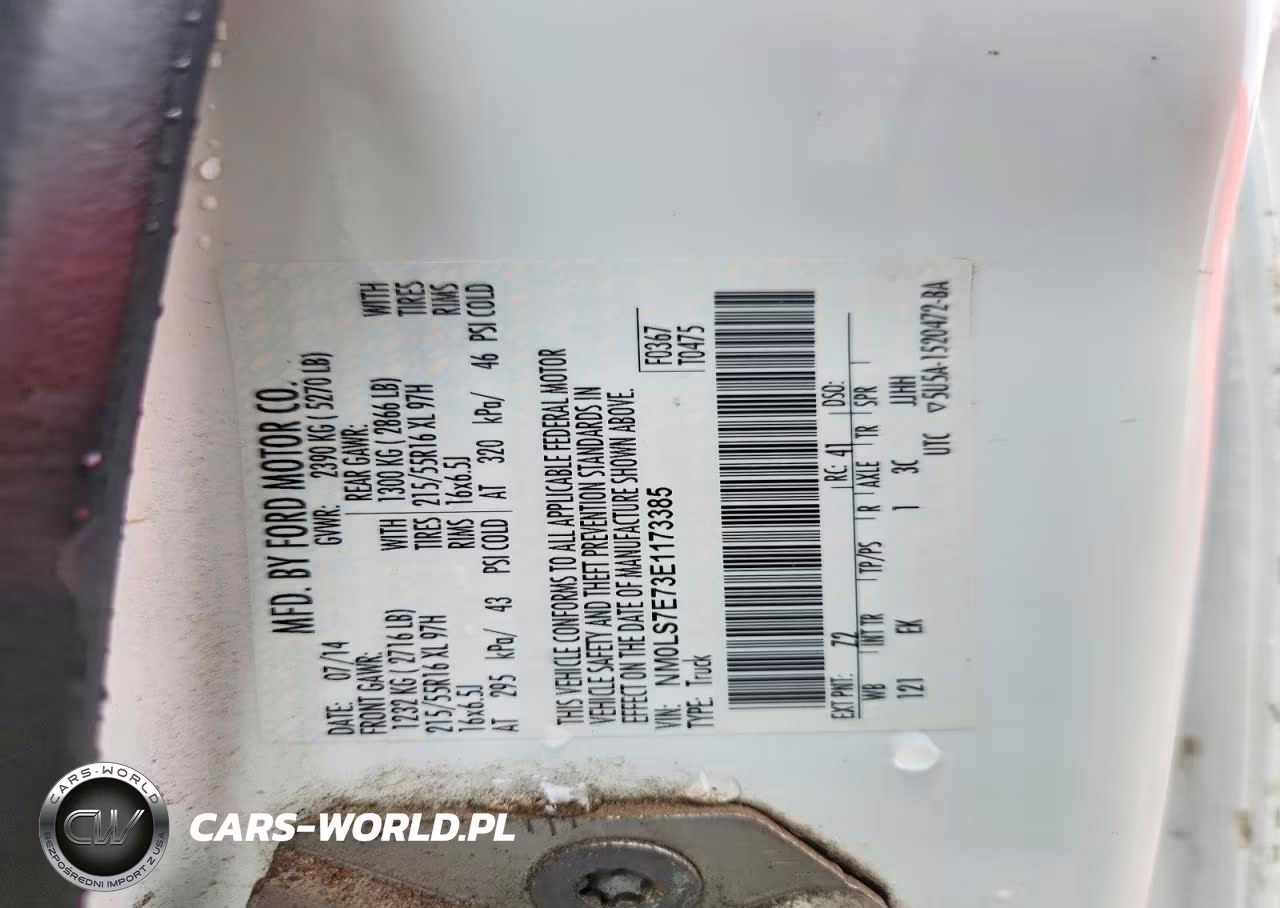 2014 Ford Transit Connect Xl Delivery Van VIN:NM0LS7E73E1173385 - 13