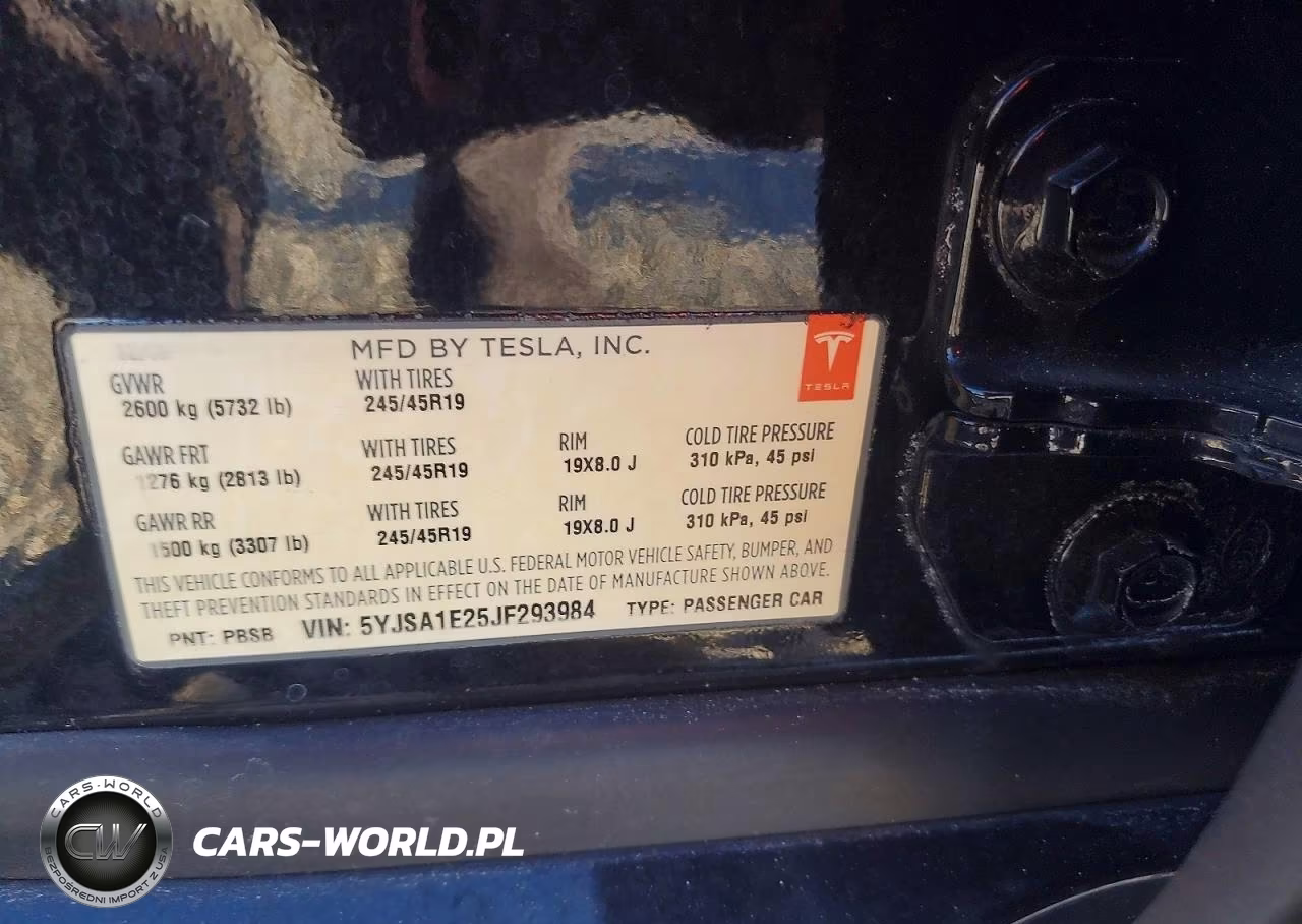 2018 Tesla Model S VIN:5YJSA1E25JF293984 - 12