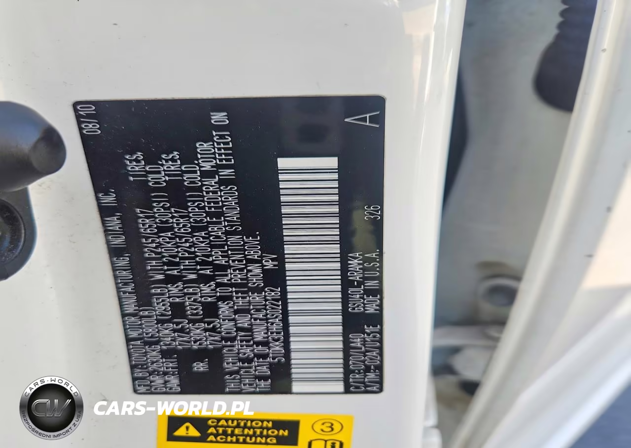 2010 Toyota Highlander Se VIN:5TDKK3EH6AS022182 - 12