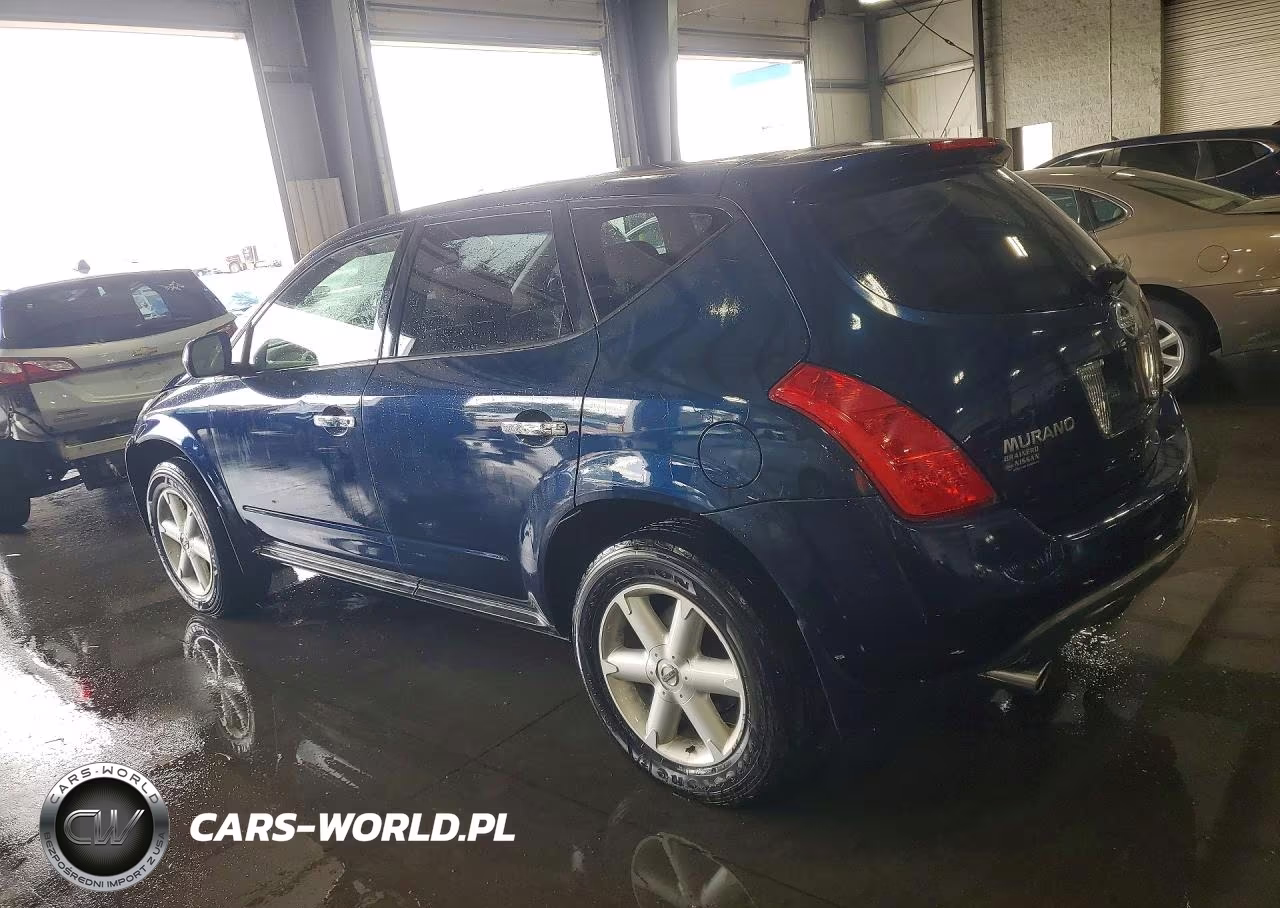 2004 Nissan Murano Sl VIN:JN8AZ08W34W336686 - 2