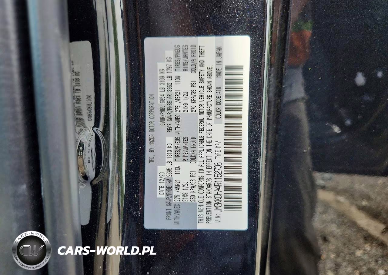 2024 Mazda Cx-90 Premium VIN:JM3KKDHA4R1152708 - 13