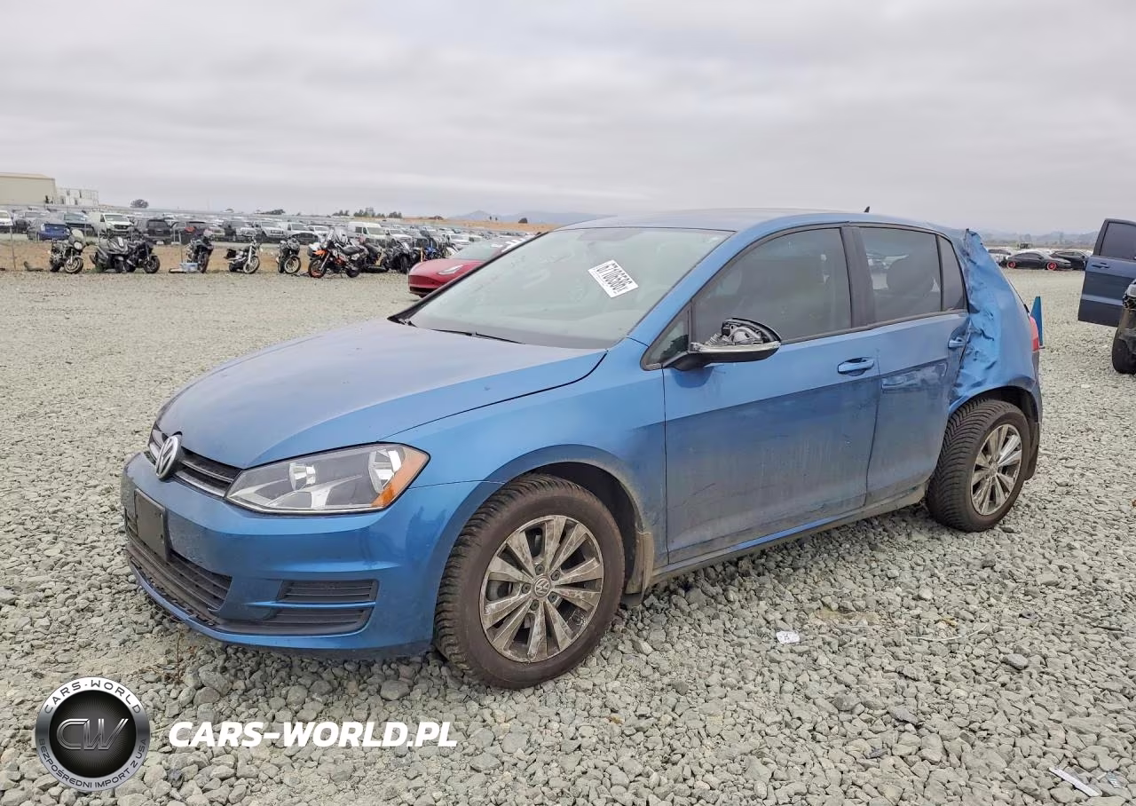 2015 Volkswagen Golf Tdi VIN:3VW2A7AUXFM099851 - 1