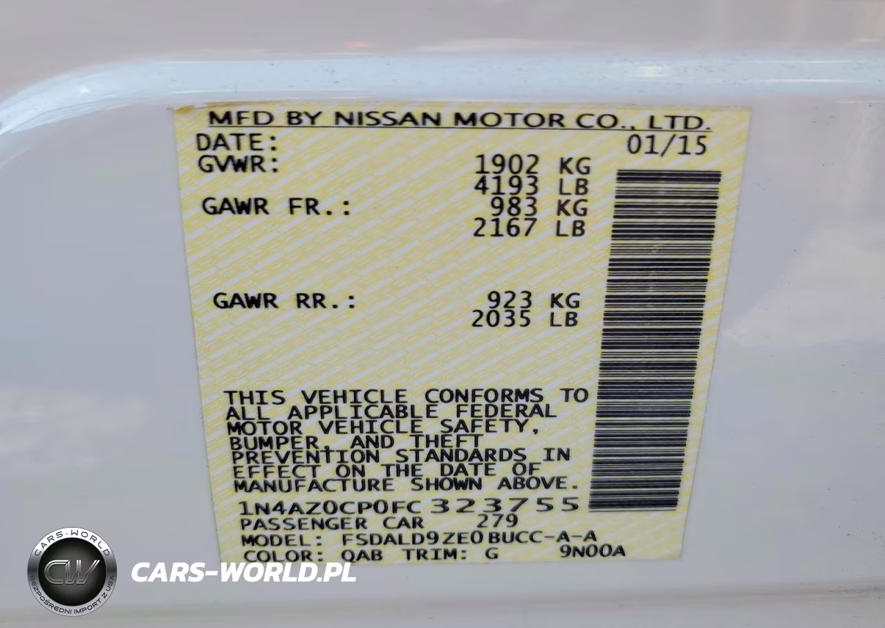 2015 Nissan Leaf Sv VIN:1N4AZ0CP0FC323755 - 12