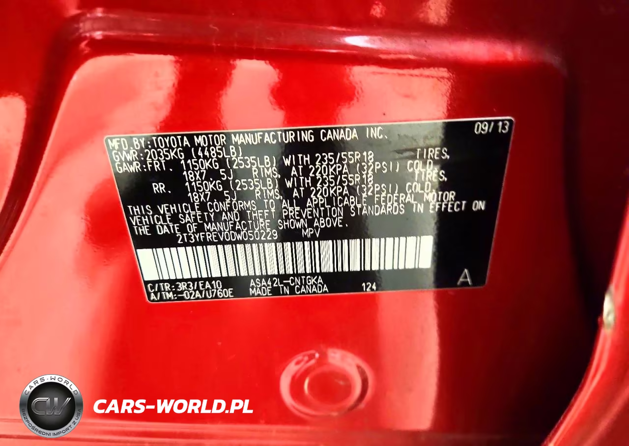 2013 Toyota Rav4 Limited VIN:2T3YFREV0DW050229 - 13