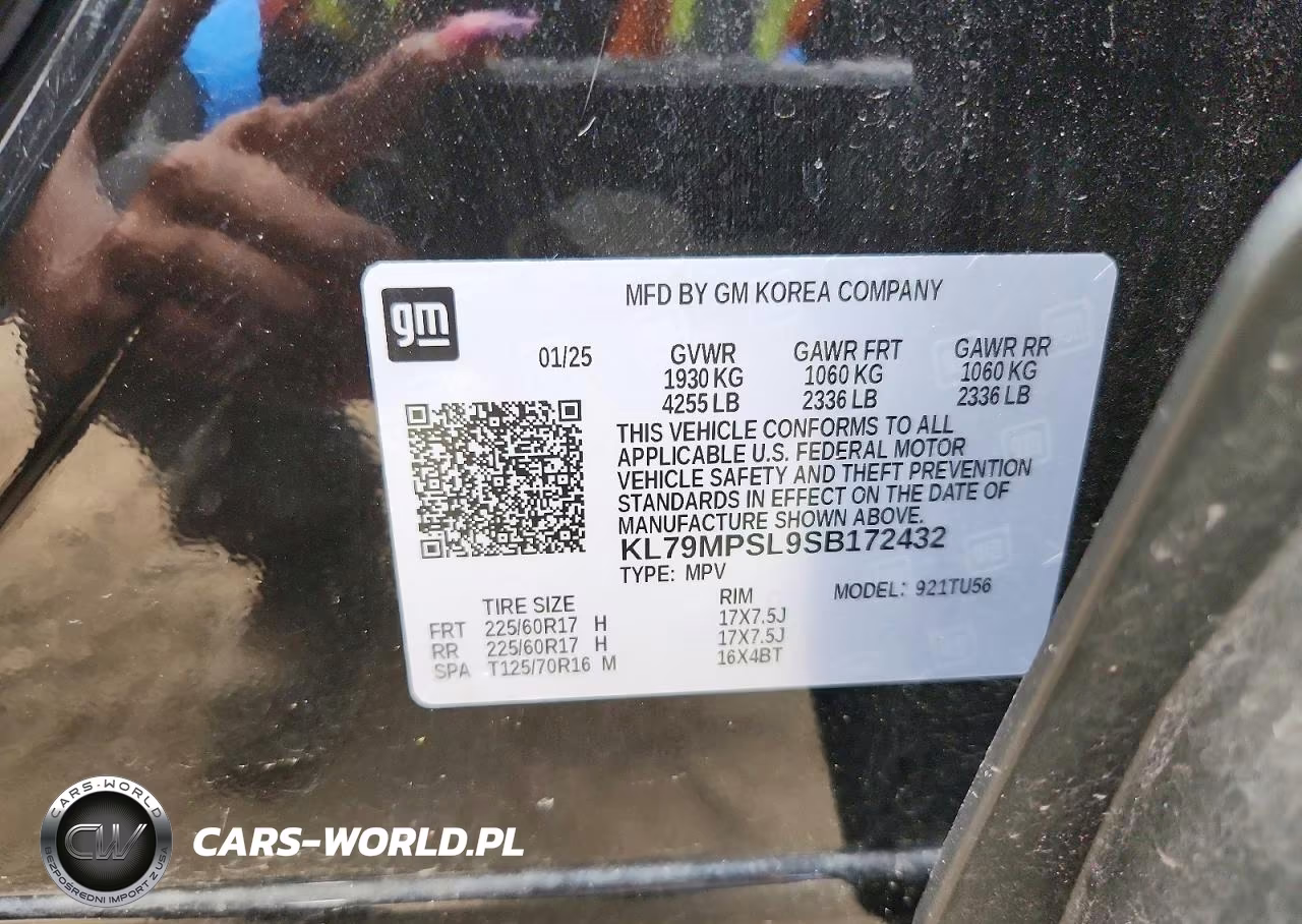 2025 Chevrolet Trailblazer VIN:KL79MPSL9SB172432 - 12