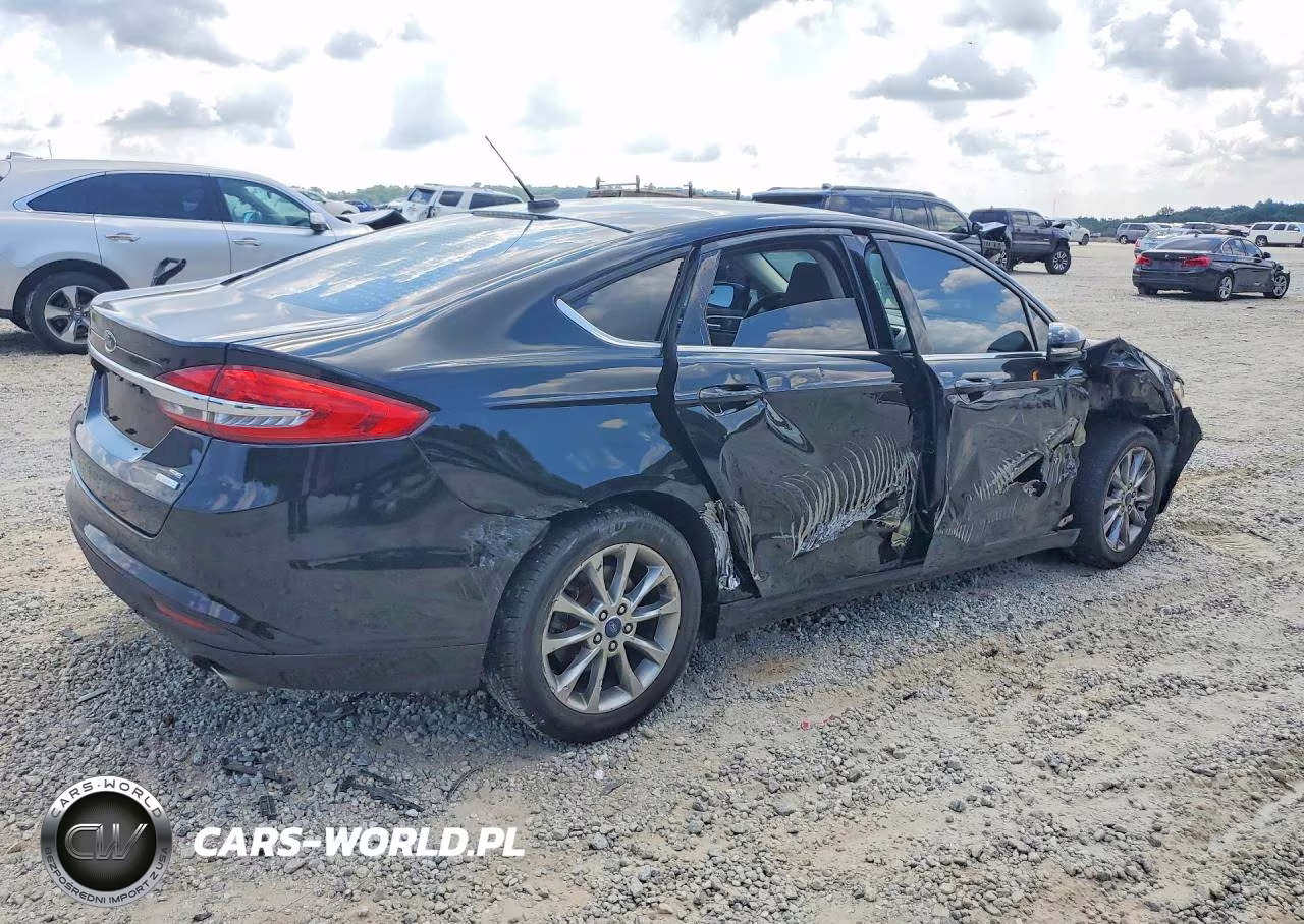 2017 Ford Fusion Se VIN:3FA6P0HD6HR262023 - 3