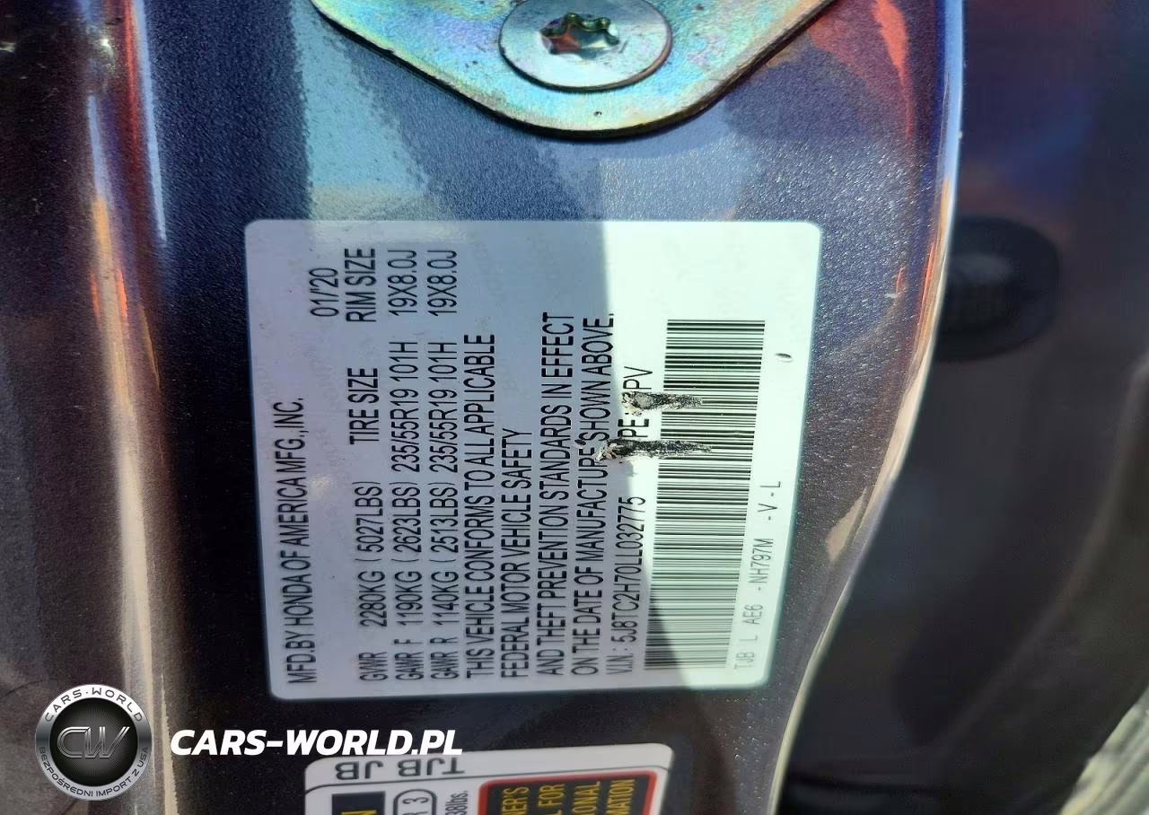 2020 Acura Rdx Advance VIN:5J8TC2H70LL032775 - 13