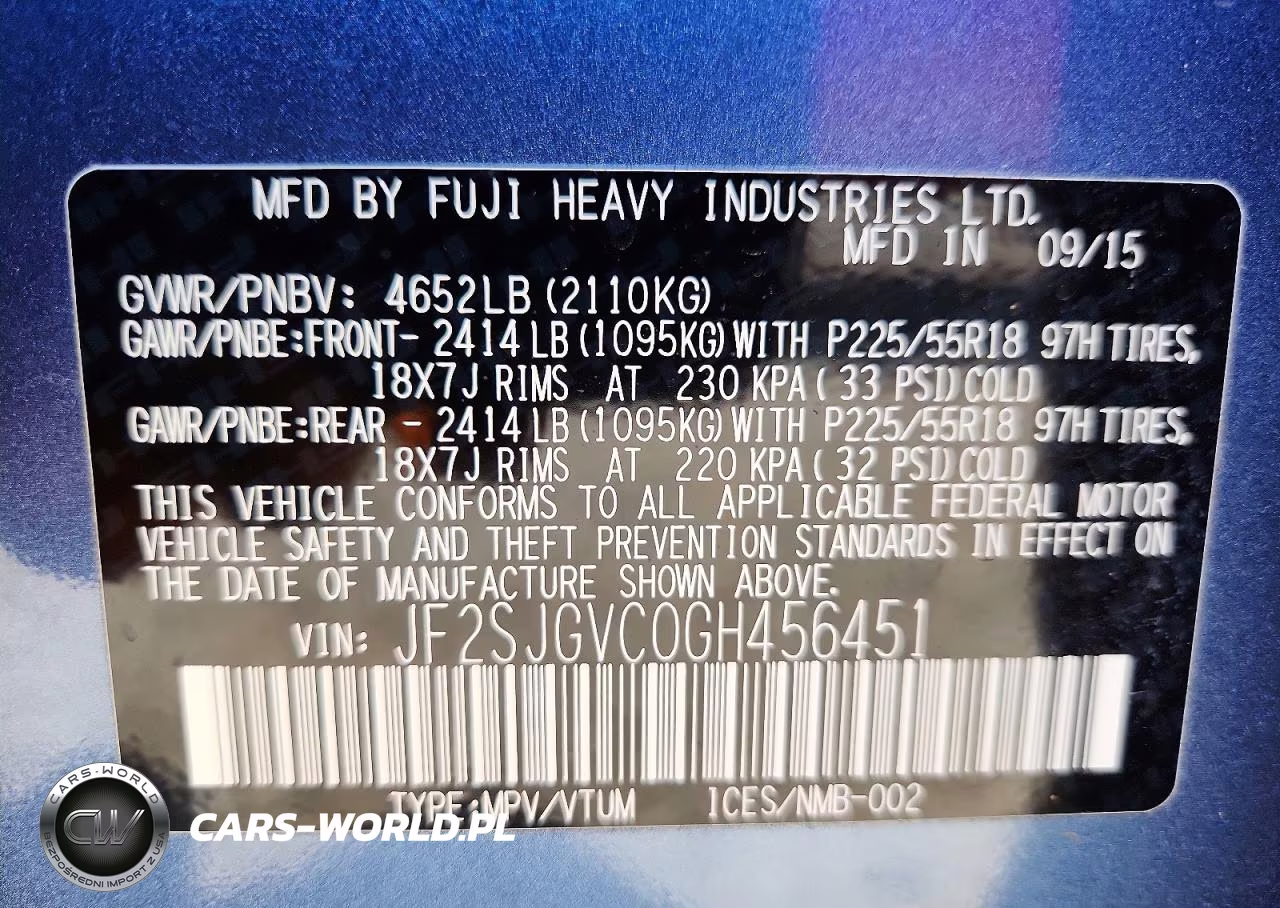 2016 Subaru Forester 2.0Xt Touring VIN:JF2SJGVC0GH456451 - 14