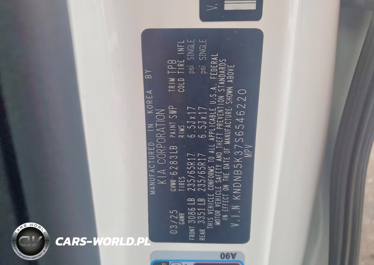 2025 Kia Carnival Lxs VIN:KNDNB5K37S6546220 - 14