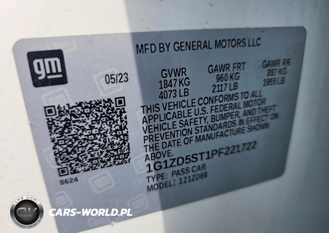 2023 Chevrolet Malibu Lt VIN:1G1ZD5ST1PF221722 - 13